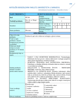 6. Duhovno bogoslovlje