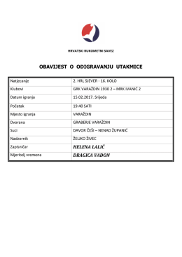 Delegiranje za 15.2.2017. 2.hrl