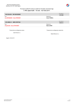 Pregled/ispis izvje\232taja - C:\\Program Files\\UHRS - UHRS-a