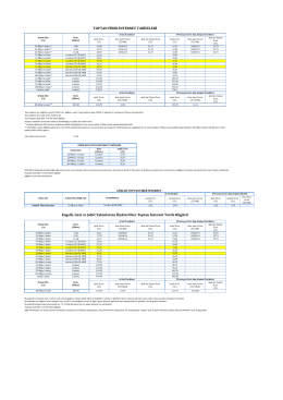 TOPTAN FİBER İNTERNET TARİFELERİ Engelli, Gazi ve Şehit