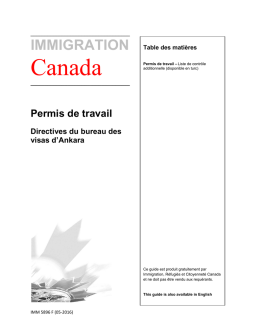 Citoyenneté et Immigration Canada