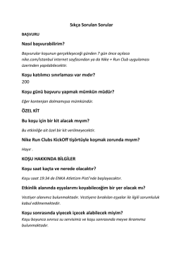 Koşu katılımcı sınırlaması var mıdır?