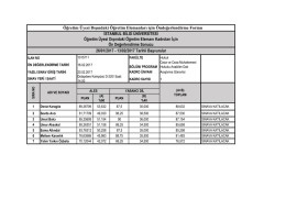 Öğretim Üyesi Dışındaki Öğretim Elemanları için