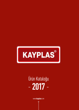 e-katalog - Kayplas Kayseri Plastik Mobilya Aksesuarları