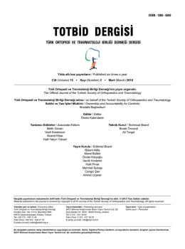 TOTBİD DERGİSİ