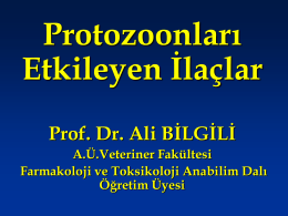 Hafta9 ABilgili Protozoa ilaclari Kaynak