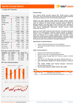 G&uuml;nl&uuml;k Strateji B&uuml;lteni