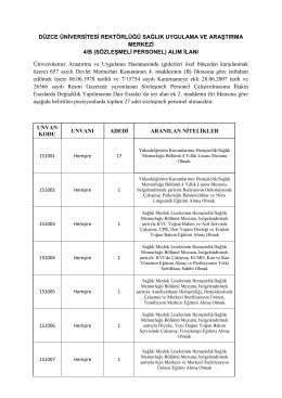 10 Mart - Kamu Personeli Alım İlanları