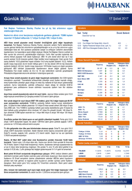 B&uuml;ltenin tamamına ulaşmak i&ccedil;in l&uuml;tfen tıklayınız.