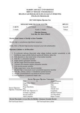 &ouml;nlisans p - Mardin Artuklu &Uuml;niversitesi