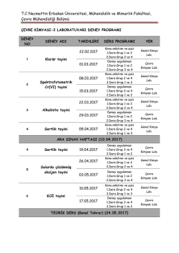 T.C Necmettin Erbakan &Uuml;niversitesi, M&uuml;hendislik ve Mimarlık
