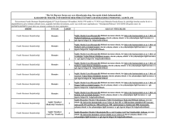Her bir Başvuru formu ayrı ayrı d&uuml;zenlenmiş olup, ilan