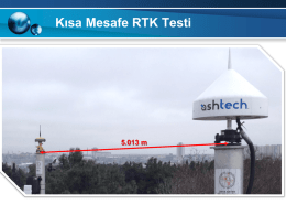 SP80_PF800 Mesafe RTK testi YTÜ