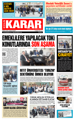 17 Şubat 2017 - Kesin Karar Gazetesi