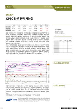 OPEC 감산 연장 가능성