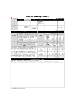 ATHENA Morning Briefing