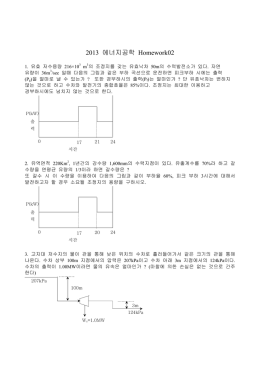 에너지공학 2013 Homework02