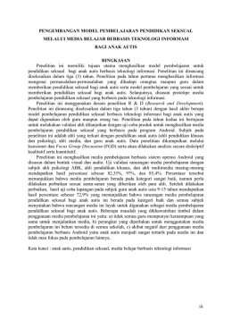 iii PENGEMBANGAN MODEL PEMBELAJARAN PENDIDIKAN