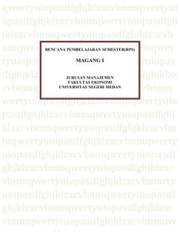magang i - Fakultas Ekonomi UNIMED