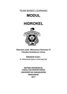 TBL 2. Hidrokel - Fakultas Kedokteran Unhas
