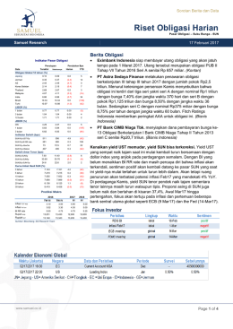 Riset Fixed Income Harian - Samuel Sekuritas Indonesia