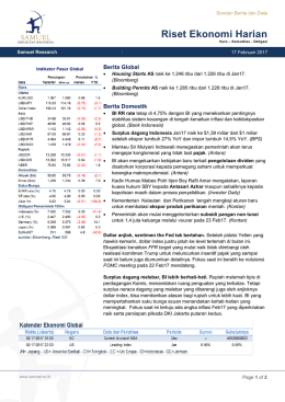 Riset Ekonomi Harian - Samuel Sekuritas Indonesia