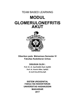 modul glomerulonefritis akut