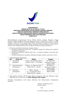 12.30 WIB Rr Deputi III Gedung A Lantai 2