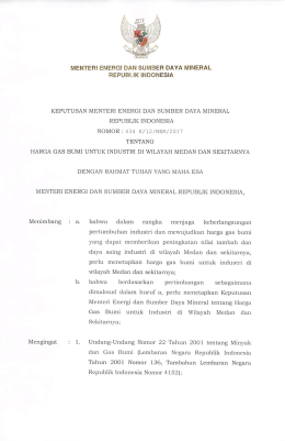 1. Undang-Undang Nomor 22 Tahun 2001 tentang - JDIH