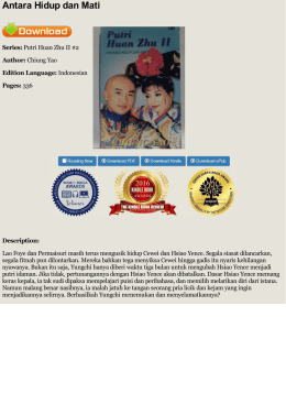 PDF Antara Hidup dan Mati - Chiung Yao