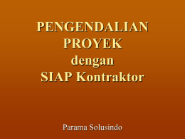 pengendalian proyek