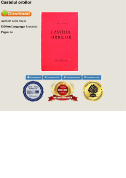 Castelul orbilor - Gellu Naum - Book