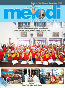 Melodi edisi-12 (Oktober-Desember 2016) - Paroki Citra-Raya