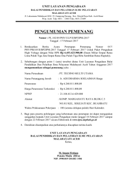 39-PL.102-017-Pengumuman Pemenang