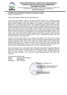 stasiun klimatologi kelas ii mempawah kalimantan barat