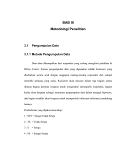 BAB III Metodologi Penelitian