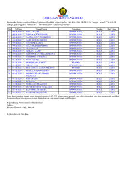 hasil test sertifikasi
