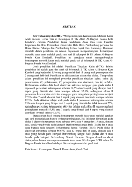 ABSTRAK Sri Wahyuningsih (2016). &ldquo;Mengembangkan