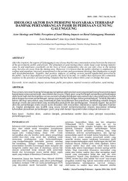 Actor Ideology and Public Perception of Sand Mining Impacts on