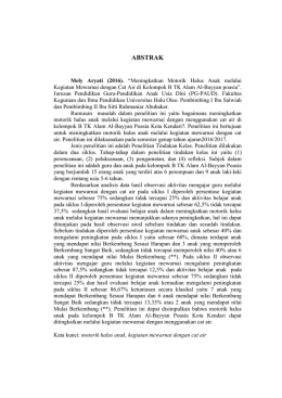 abstrak - sitedi uho - Universitas Halu Oleo