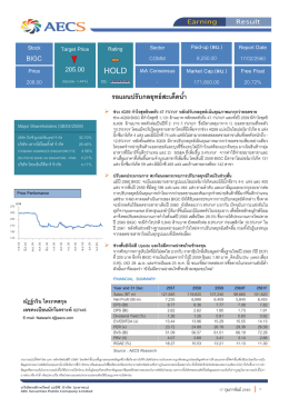BIGC 205.00 - บริษัทหลักทรัพย์ เออีซี จำกัด