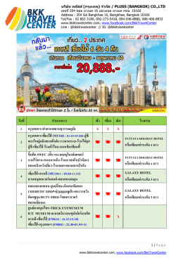 รับประทำนอำหำรเช้ำ ณ ภัตตำคำร