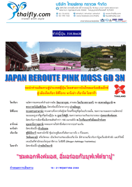 ทัวร์ญี่ปุ่น: TOUR6638 ขอน ำท่ำนเดินทำงสู่ประเทศญี่ปุ่น โดยสำยกำรบิน