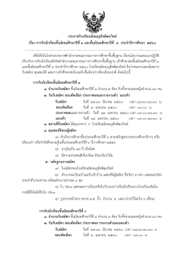 ๑ a ประกาศโรงเรียนมัธยมภูฮังพัฒนวิทย   เรื่อง การรับนักเรียนชั้นมัธยมศึกษา
