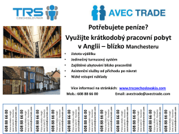 pr&aacute;ce v Anglii