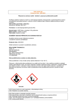 TRIFLURON 500 Evidenčn&iacute; č&iacute;slo: 4025-0D/4 Př&iacute;pravek na