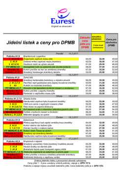 Týden od 13.2.2017 do 17.2.2017