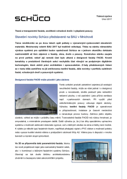Stavebn&iacute; novinky Sch&uuml;co představen&eacute; na BAU v