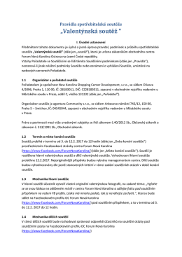 Valentýnská soutěž - Forum Nová Karolina
