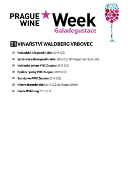 51 vinařství waldberg vrbovec